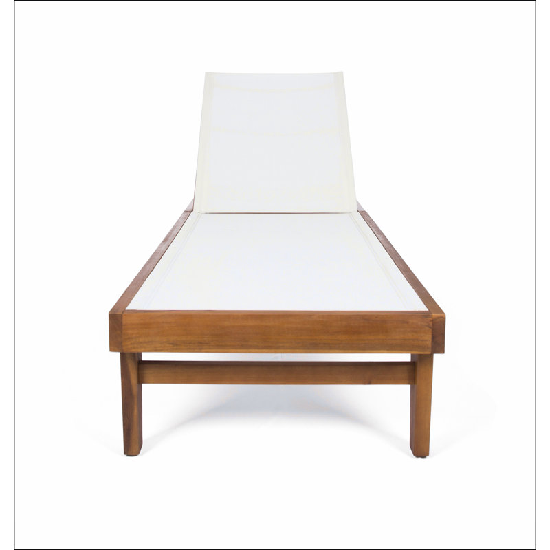 SUMMERLAND CHAISE LOUNGE, Teak