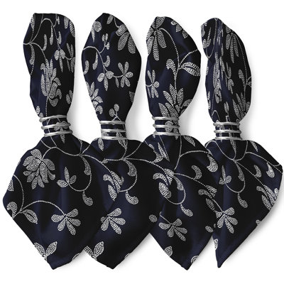 Aspacio Polyester Floral Square Napkin