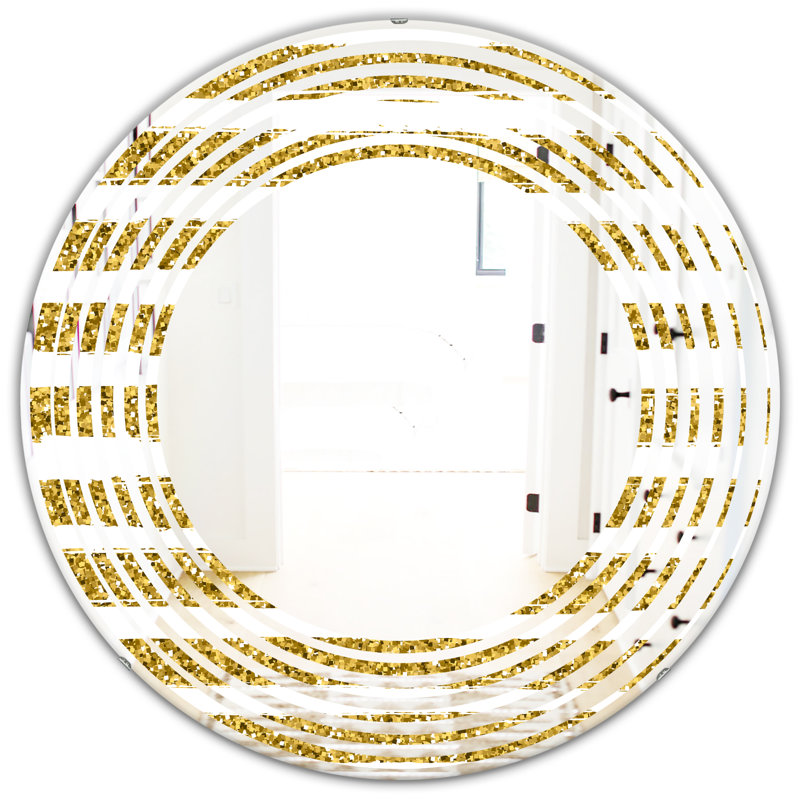 Miroir mural Wave, H 31,5 po x l po