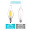 5 W, ampoule DEL B11, à intensité variable, blanc chaud (3500 K) / culot candélabre E12