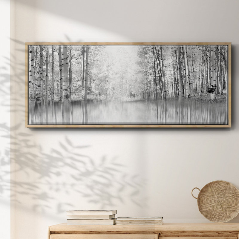 Aspen Reflection - toile encadrée, H 12 po x l 30 po