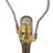 D15x29" Table Lamp With Glass Drum