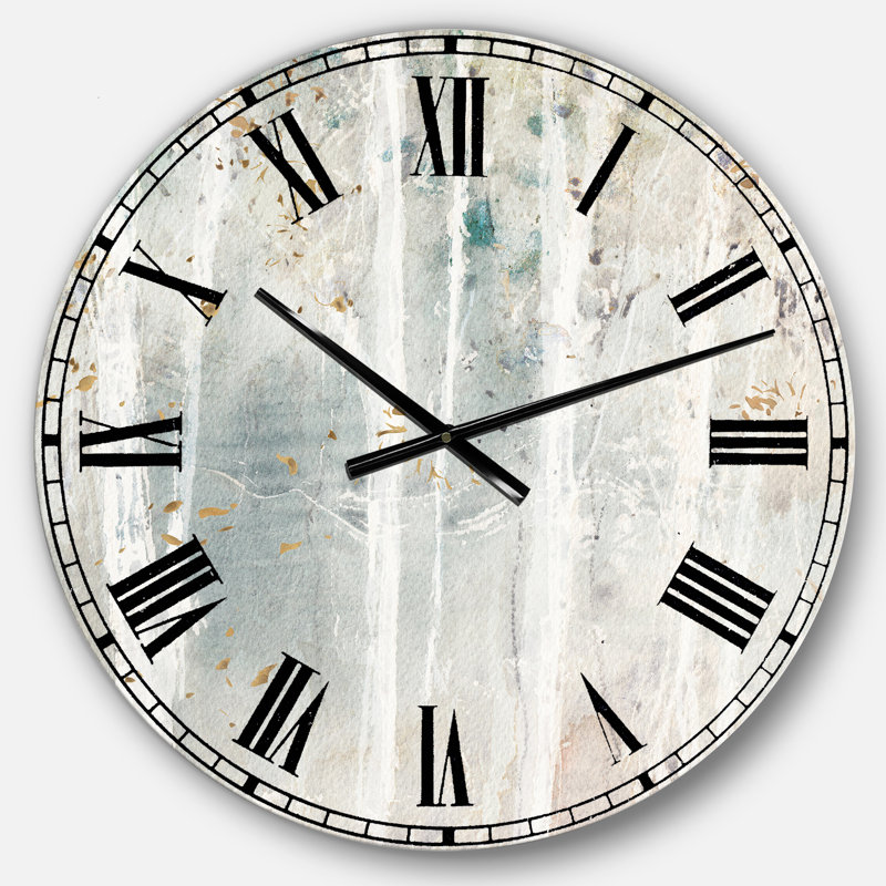 Horloge murale, décor de ferme de paysage forestier - Burkhart, promenade en forêt dans la forêt VI, Moyenne