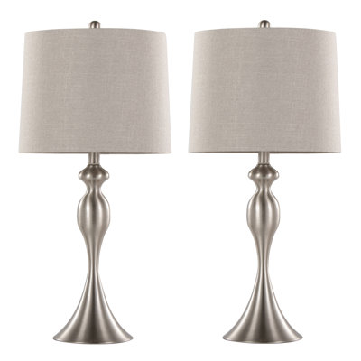Lampe de table contemporaine en métal
