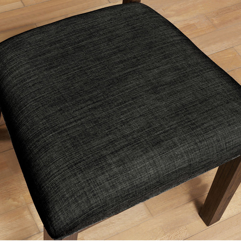 Chaise d'appoint rembourrée en lin Stotts