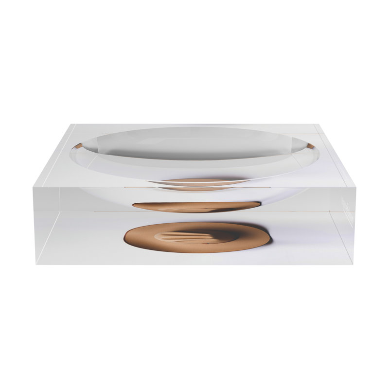 Cowboy Hat Acrylic Candy Catchall Dish, 6"W x 6"D x 2"H