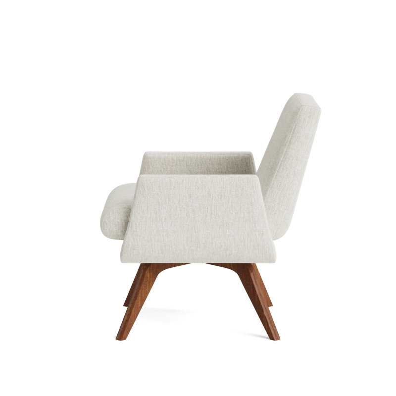 Loyd Accent Chair, Performance Weave - Snow