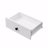 Cabinet,With 1 Storage Cabinet And 1 Drawer - White
