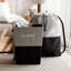 Sac à linge en toile robuste et panier à linge Greyboard, ensemble de 2, par RGI Home