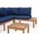 Ensemble de conversation modulaire avec coussins 3 pièces Tempo