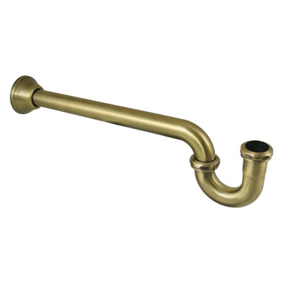 Laiton Kingston 1-1 / 4 po (ou 1-1 / 2 po) x 1-1 / 2 po avec bride en forme de cloche, longueur 24 po, calibre 18