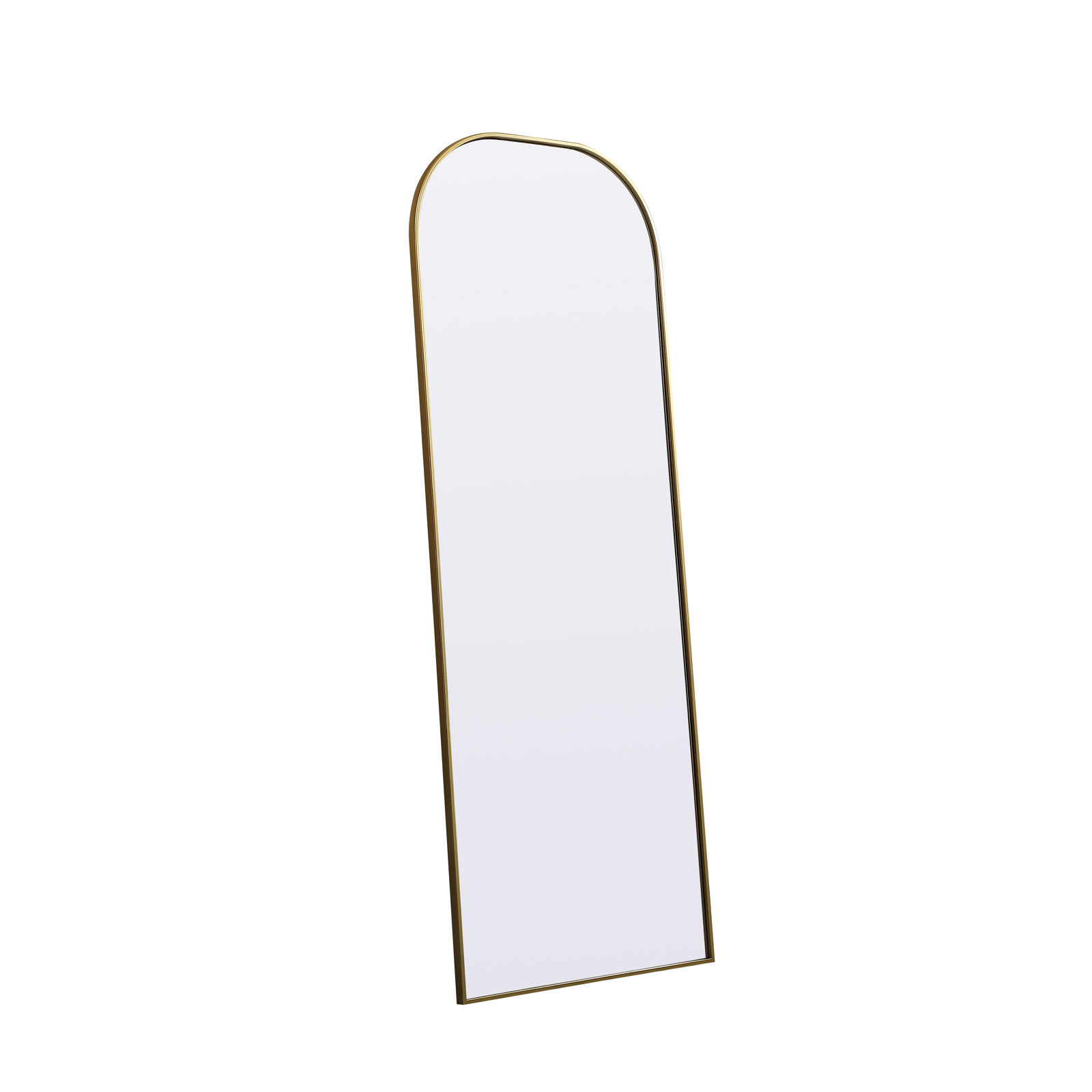Sabine 42" Accent Mirror, 74" x 28", Brass