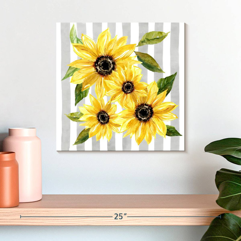 Harnek Sunflower Array II, H 16 po x l 16 po