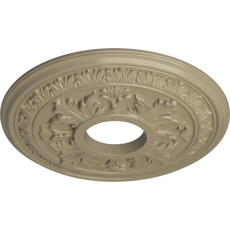 Médaillon de plafond H 15,375 po x l 15,37 po x P 1,5 po Baltimore, Désert de Gobi