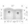 Diamond SILGRANIT 32" L x 20.88" W Double Bowl Undermount Kitchen Sink with Low Divide