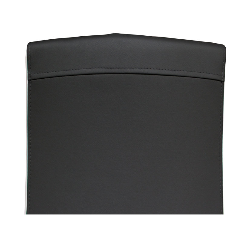 Chaise d'appoint rembourrée Chromite, Gris