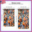 Rideaux oranges, voilages et voilages à motif floral - 1 panneau-469236476-469236467