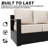 Three-person Patio Sofa with Cushions-463184613