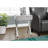 Side Table with Metal X Base Frame-2010360652-2008692598