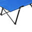Lit de camping pour 2 personnes pour adultes - très large 50 po, couchage portatif avec seau, amusement extérieur surélevé, ensemble pour adulte bleu, tours,
