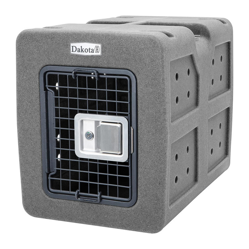 G3 SMALL Plastic Pet Crate with 1 Door, Dark Gray