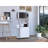 Versatile Kitchen Cart with Ample Storage and Smooth Mobility