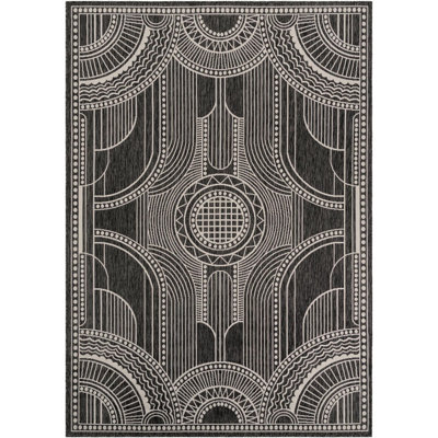 Tapis noir et blanc Aucun