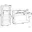Stanfield 2 Piece Writing Desk Office Set with Bookcase
