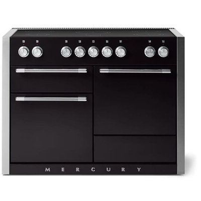 AGA Mercury 48"W. 6 Cu.Ft. Freestanding Induction Convection Range with Brushed Nickel Trim