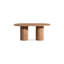Ensemble de table et chaises de salle à manger moderne 4 pièces, bois de hêtre naturel, 67,0 x 29,5 x 35,4 pouces | Plateau durable en panneau de fibres à densité moyenne, design scandinave élégant | Parfait pour les réunions de famille et les sal