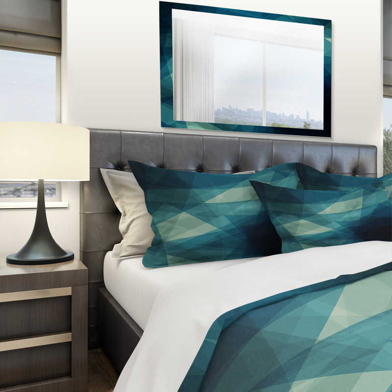 Modern & Contemporary Geometric Shapes Duvet Cover, King Duvet Cover + 2 Shams