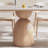 Double-layer Thickened Rock Slab Dining Table 5 - Person Pedestal Dining Set-100642036