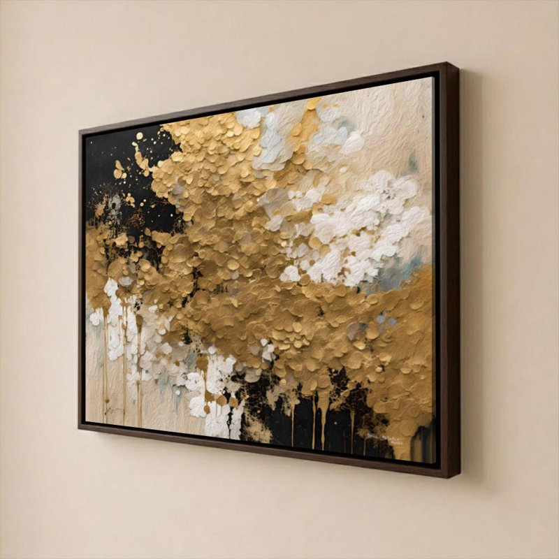 «Psalm 139: 7-10 Always With Me» par Mark Lawrence - impression sur toile, H 36 po x l 48 po, Cadre plat flottant, Brun