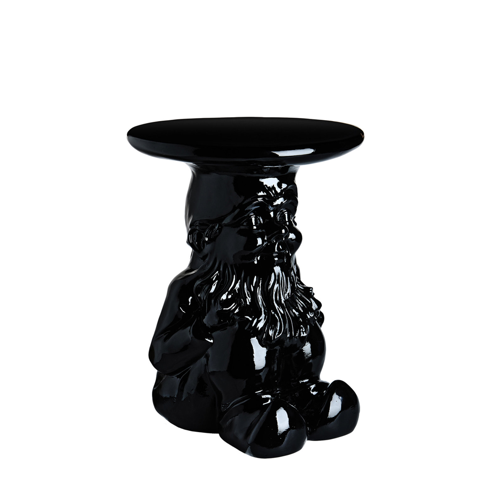 Tip Top round coffee table by Philippe Starck (black), Kartell