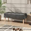 100cm Wide Velvet Rectangle No Pattern Standard Ottoman-1714183965