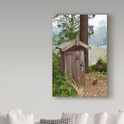 Yareny 'Outhouse' Photographic Print on Wrapped Canvas