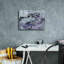 «Abstract in Purple IV» par Cindy Jacobs, art mural sur toile-2089922708