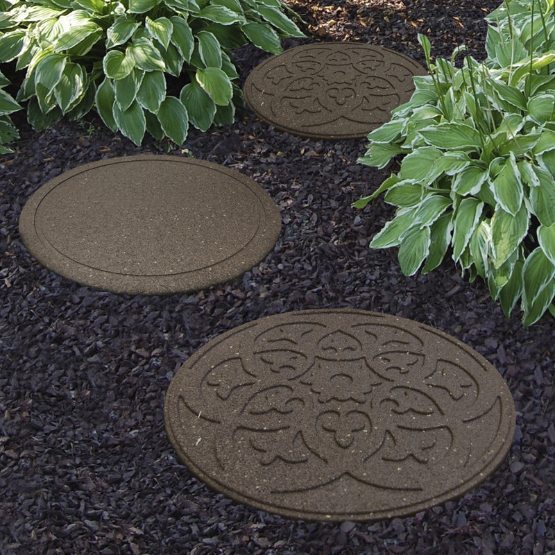 Kenmare Plastic Abstract Stepping Stone