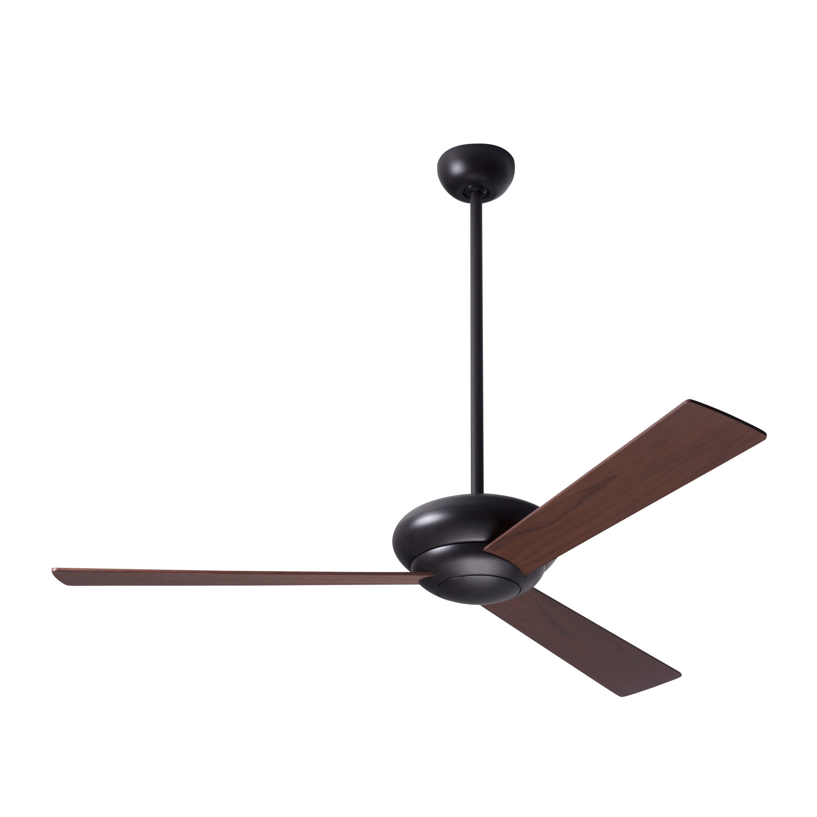 52'' 3 Blade Ceiling Fan, Handheld Remote Control (2-wire), Dark Bronze, Mahogany