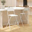 Ensemble de 2 tabourets pliables avec repose-pieds-1230872545