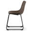 Chaise d'appoint rembourrée à dossier solide-262492984