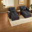 Canapés d'angle avec rangement, divan-lit ajustable en chenille, petit appartement moderne-923452966
