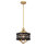 Luminaire suspendu tambour simple à 1 lumière Charney