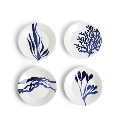 Royal Doulton 1815 Pacific Plate 6.3in 2025 Mixed Patterns, Set of 4