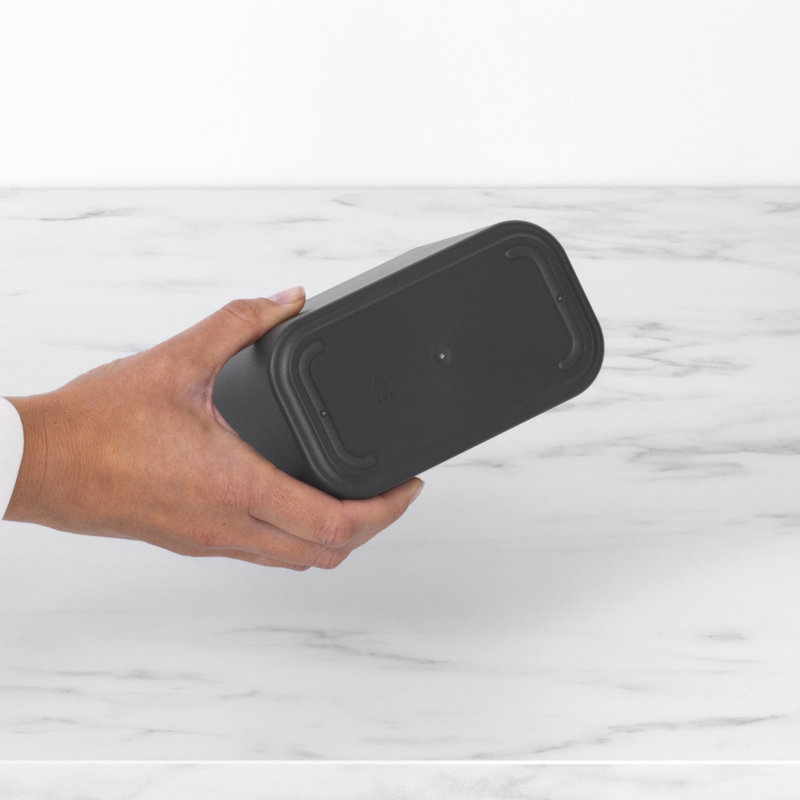 Corbeille à papier pour salle de bain Brabantia MindSet, Gris foncé