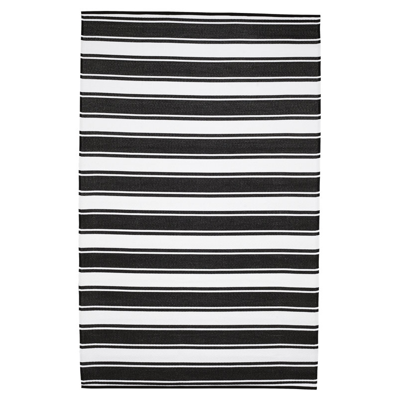 Tapis intérieur / extérieur en plastique réversible à séchage rapide Fiesta Premium, Rectangle 5 pi x 8 pi