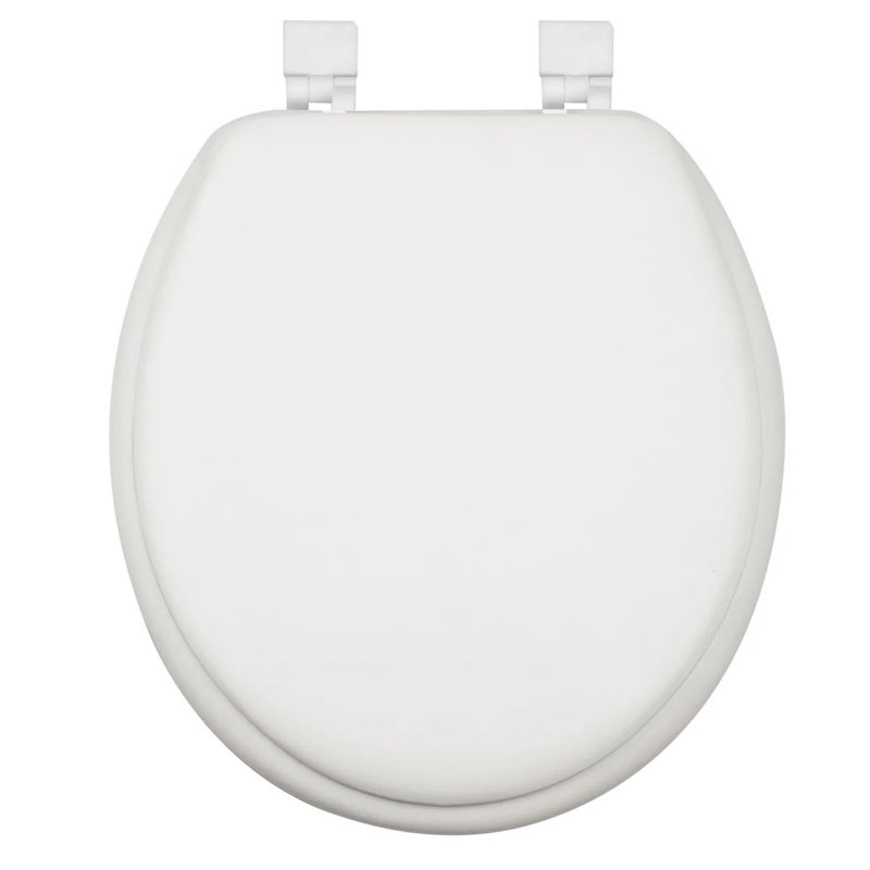 Siège de toilette rond, Blanc