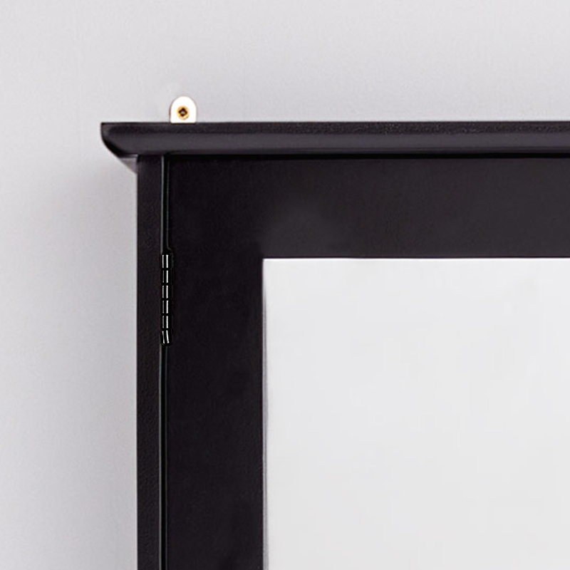 Shrewsbury Black Bathroom Mirror Cabinet