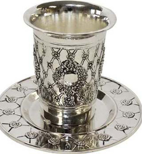 Stainless Steel Kiddush Cups Ben and Jonah