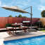 Base de parasol en PEHD de 308 lb Andrez
